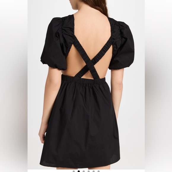 NWT English Factory Cut-Out Poplin Mini Dress - Picture 2 of 10